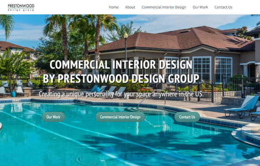 Commercial Interior Design website